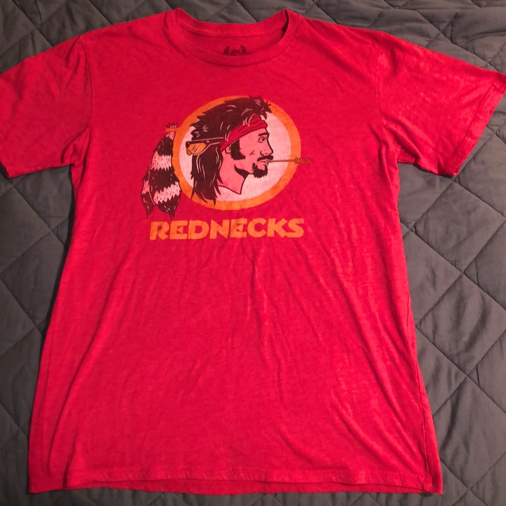 Men’s M Rednecks Parody NFL Redskins T Shirt